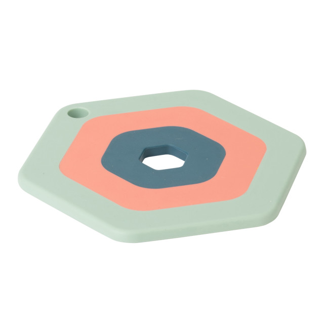 Fusion Twist Silicone Nesting Trivets, Set of 3