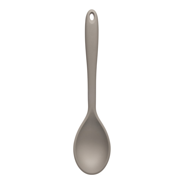 Fusion Twist Silicone Solid Spoon - Grey angle
