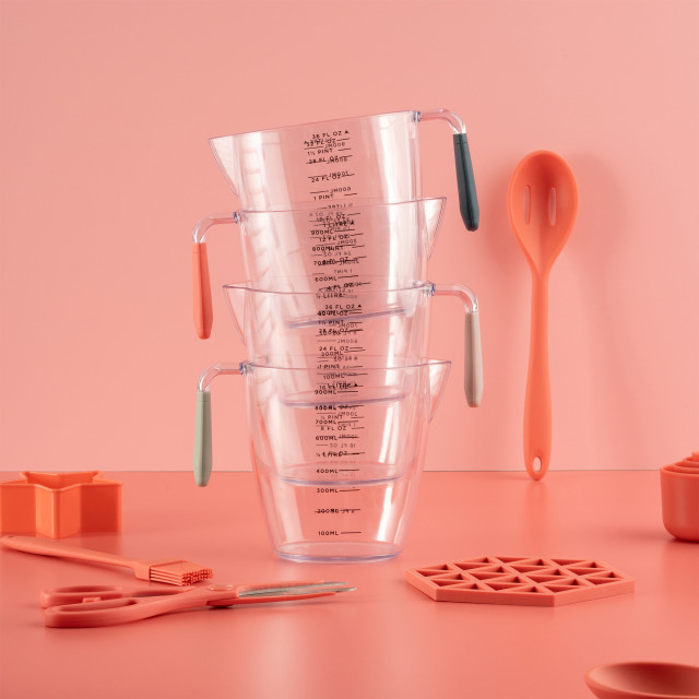 Fusion Twist Measuring Jug, 1L - Mint with other colours