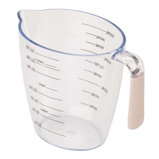 Fusion Twist Measuring Jug, 1L - Grey
