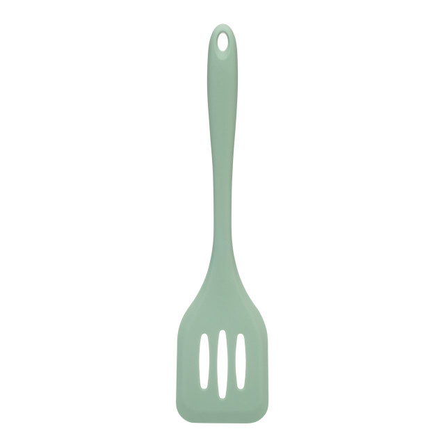 Fusion Twist Silicone Slotted Turner - Mint angle