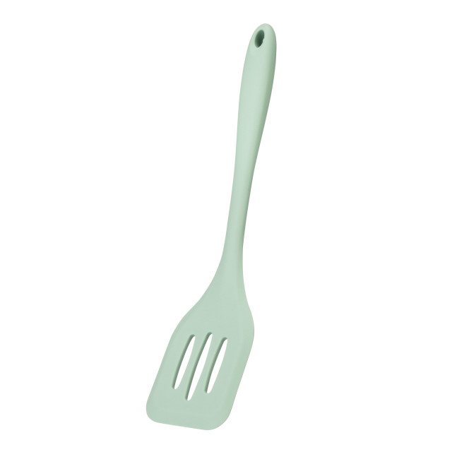 Fusion Twist Silicone Slotted Turner - Mint angle