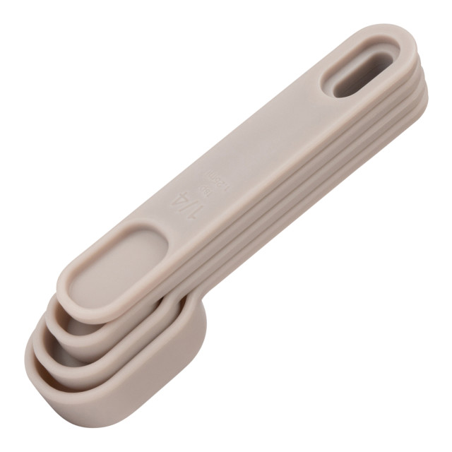 Fusion Twist Measuring Spoons, Set of 4 - Grey