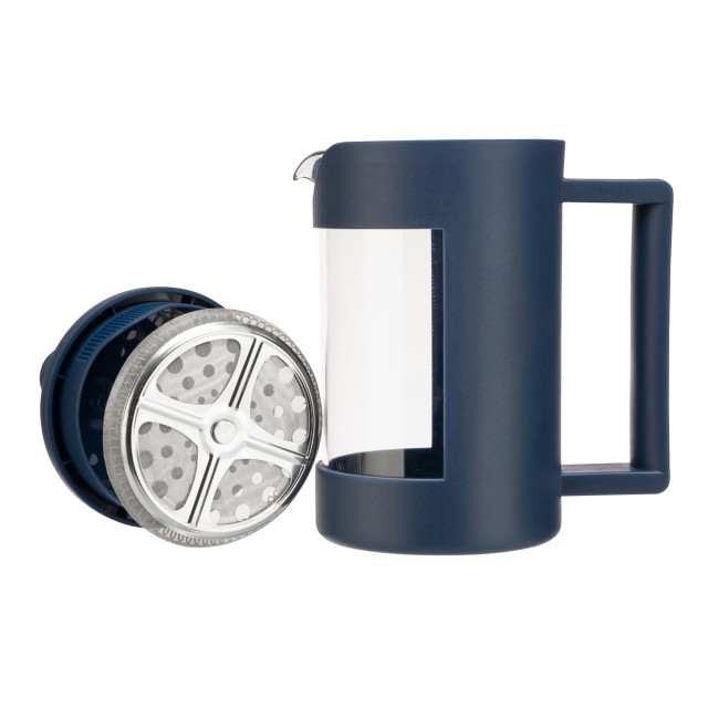 Siip French Press, 6-Cup - Navy angle