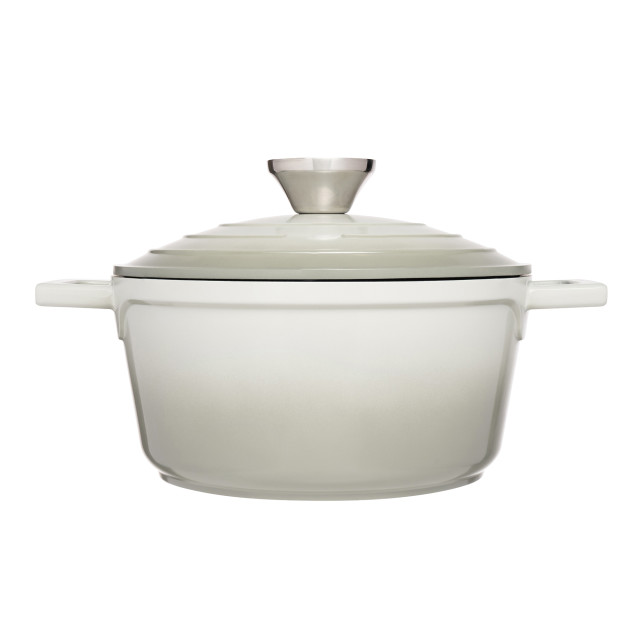 Mary Berry At Home Cast Aluminium Round Casserole Dish - 20cm angle