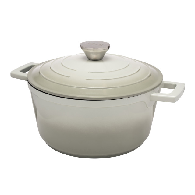 Mary Berry At Home Cast Aluminium Round Casserole Dish - 24cm