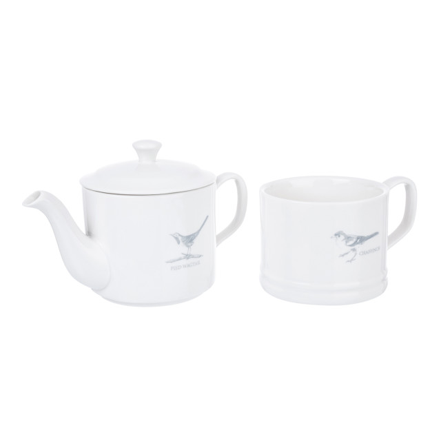 Mary Berry English Garden Birds Tea For One Set, 2-Piece angle
