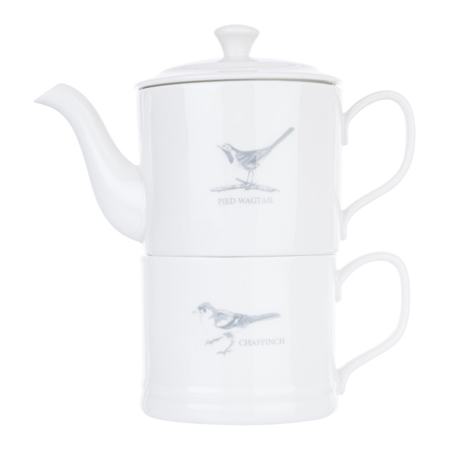 Mary Berry English Garden Birds Tea For One Set, 2-Piece angle