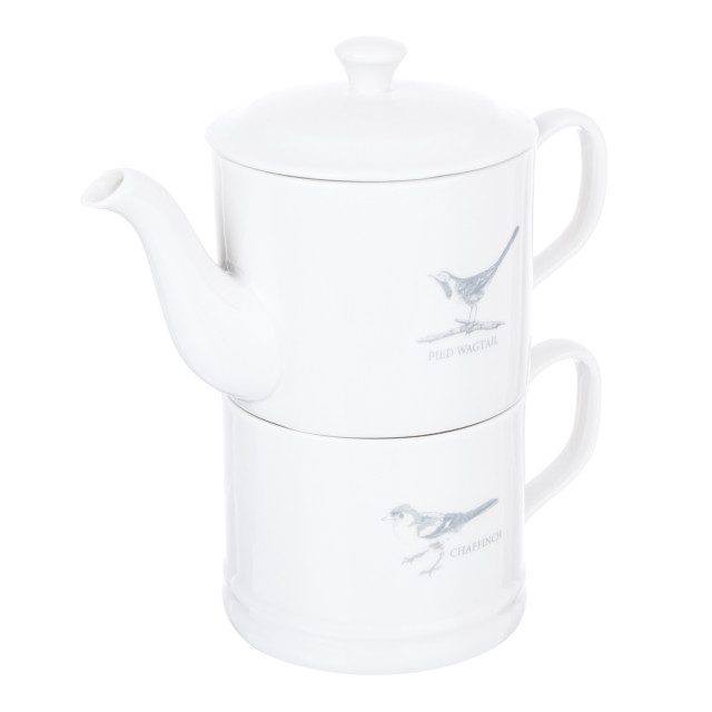 Mary Berry English Garden Birds Tea For One Set, 2-Piece