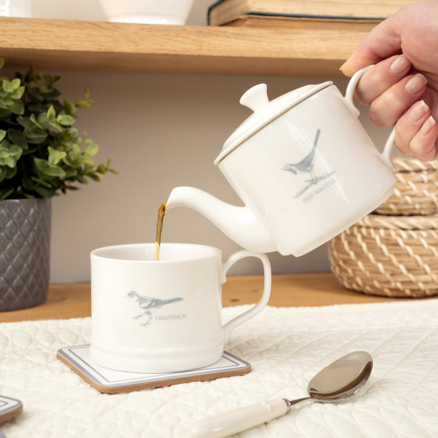 Mary Berry English Garden Birds Tea For One Set, 2-Piece