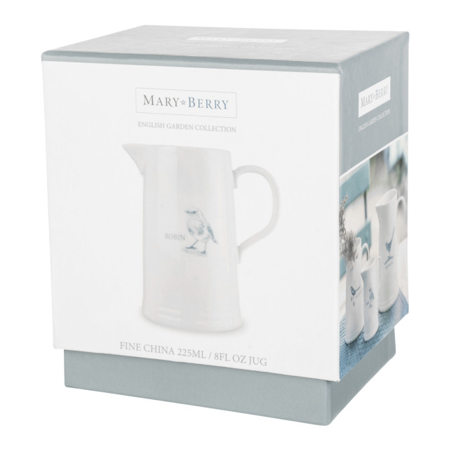 Mary Berry English Garden Robin Jug, 225ml packaging