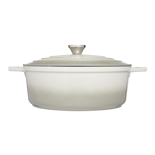 Mary Berry At Home Cast Aluminium Oval Casserole Dish angle