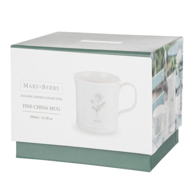 Mary Berry English Garden Mug, 300ml - Rose packaging
