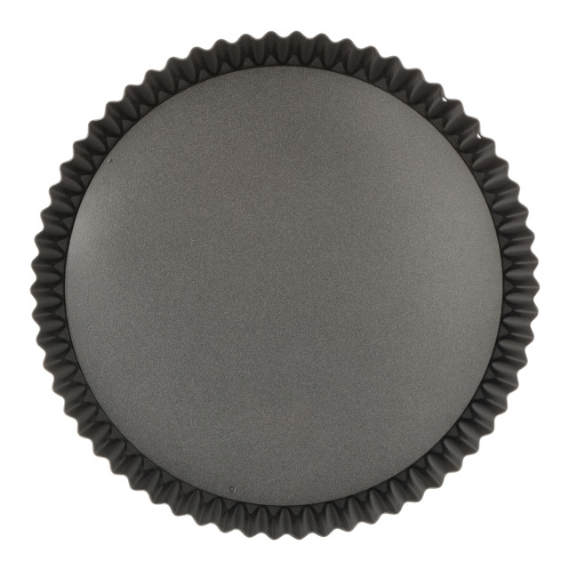 Luxe Kitchen Fluted Loose Base Quiche Pan - 25cm angle