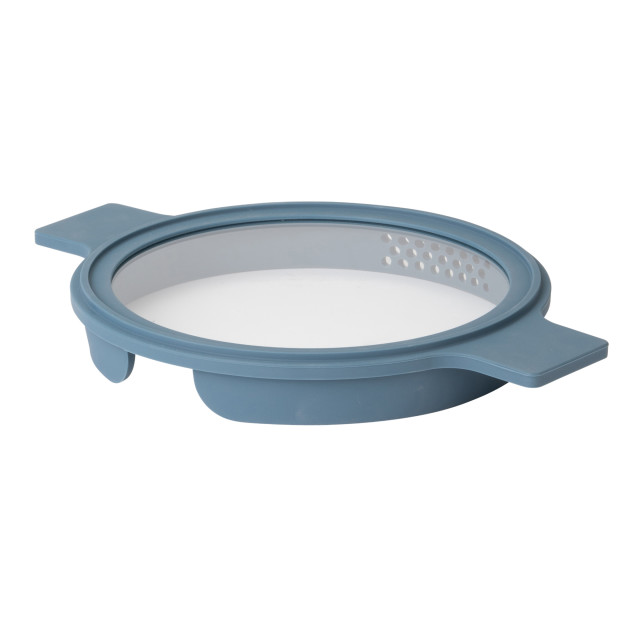 Luxe Kitchen All-In-One Cookware Set, 3-Piece - Mid Blue detail