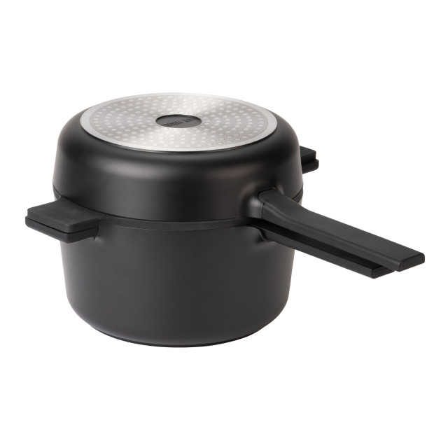 Luxe Kitchen All-In-One Cookware Set, 3-Piece - Black detail