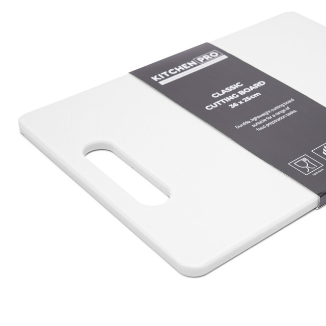 Kitchen Pro Classic Cutting Board - White