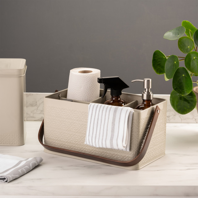 Artisan Street Utility Caddy - Neutral on the kitchen counter