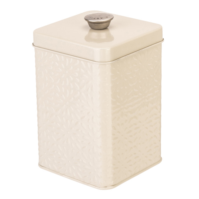 Artisan Street Embossed Storage Canister - Neutral