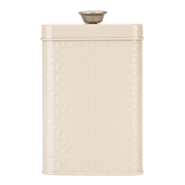 Artisan Street Embossed Storage Canister - Neutral angle
