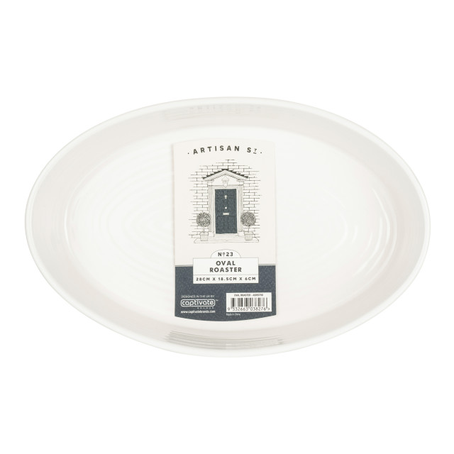 Artisan Street Oval Roaster, 28cm packaging