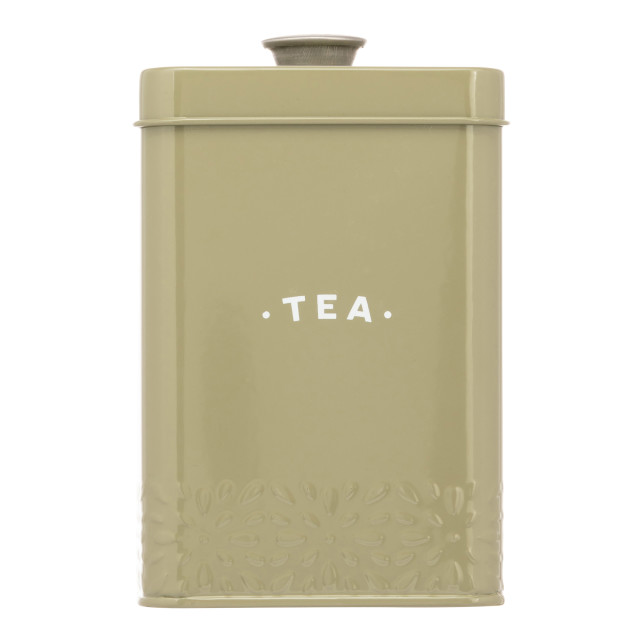 Artisan Street Tea Storage Canister - Green angle