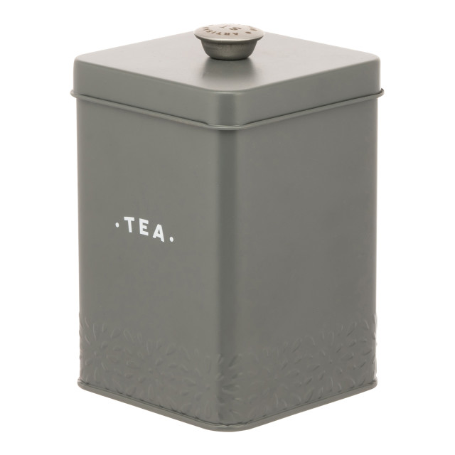 Artisan Street Tea Storage Canister - Grey