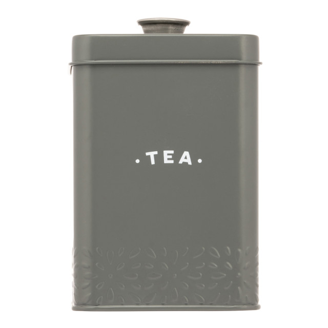 Artisan Street Tea Storage Canister - Grey angle