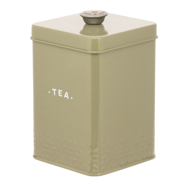 Artisan Street Tea Storage Canister - Green
