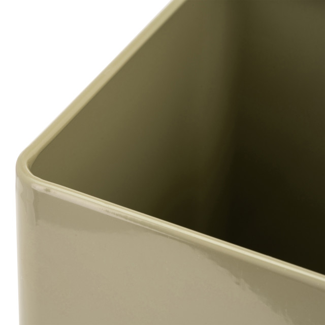 Artisan Street Tea Storage Canister - Green detail