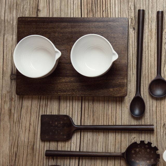 Artisan Street Prep Bowls, 2-Pack on the table