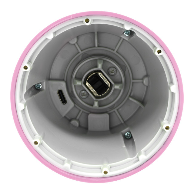 FinaMill Rechargeable Grinder with Pods - Pink detail of the charging port