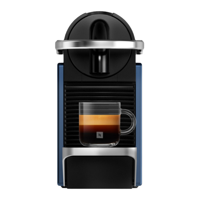 Nespresso Pixie Espresso Machine - Dark Blue angle