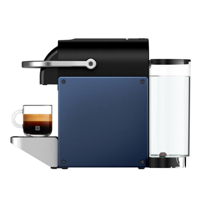 Nespresso Pixie Espresso Machine - Dark Blue angle