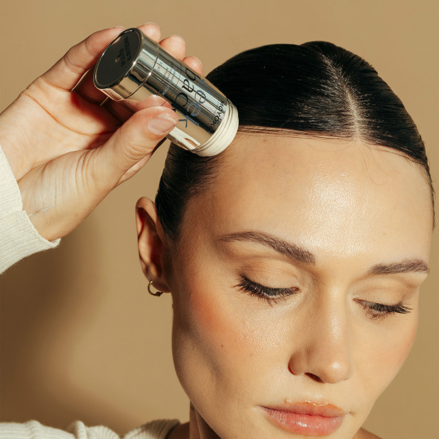 Moyoko Sleek Back Hair Wax Stick, 30g on hair