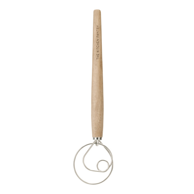 Kitchen Pantry Traditional Dough Whisk angle