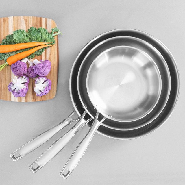 Tramontina Grano Stainless Steel Frying Pan - 20cm with other sizes
