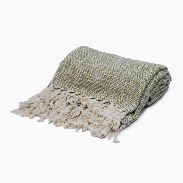 Thread Office Olive Branch Mingle Throw, 140cm x 180cm