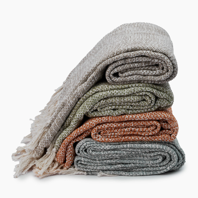 Thread Office Olive Branch Mingle Throw, 140cm x 180cm