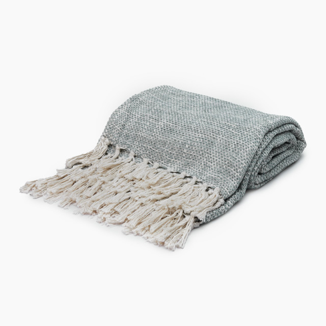 Thread Office Grey Mingle Throw, 140cm x 180cm