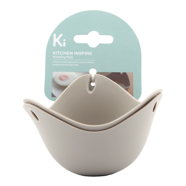 Kitchen Inspire Silicone Poaching Pods, 2-Piece packaging
