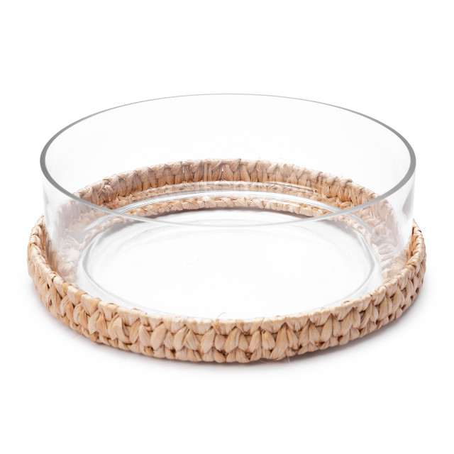 Humble & Mash Glass Salad Bowl, 30cm