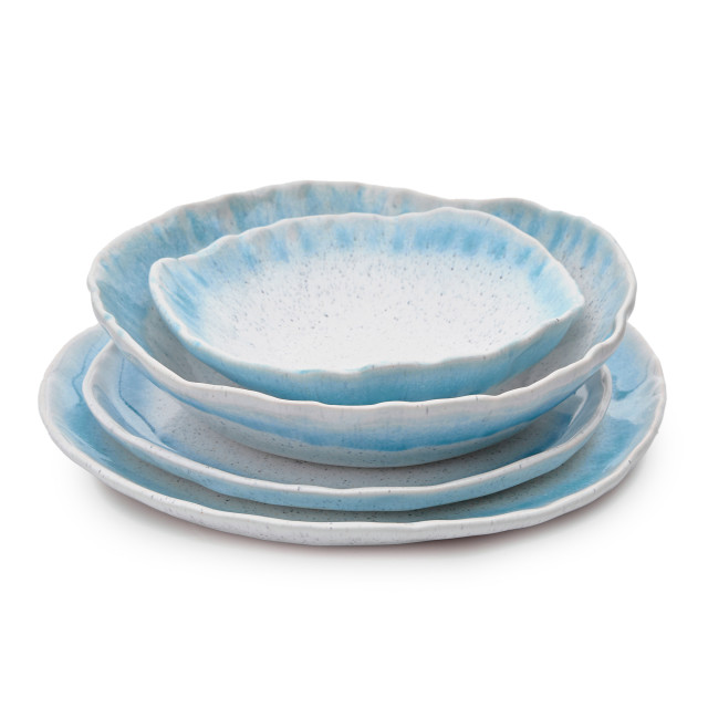 Humble & Mash Ibiza Pasta Bowl, 22cm - Ocean Tide