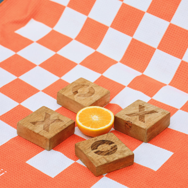 Saltii Brenton Summer Waffle Beach Towel, 80cm x 160cm with block games