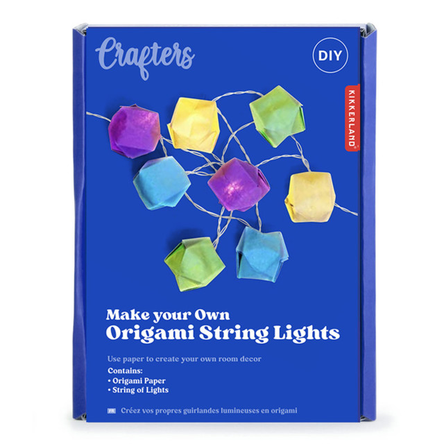 Kikkerland Make Your Own String Lights DIY Kit packaging