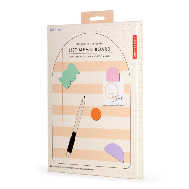 Kikkerland Magnetic List Memo Board packaging