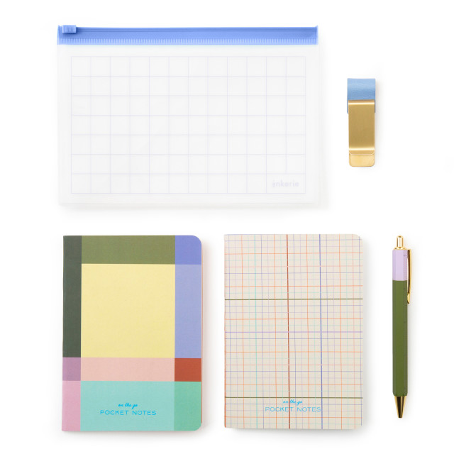 Kikkerland On The Go Stationery Set