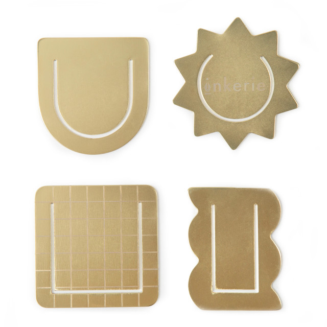 Kikkerland 3-in-1 Metal Paperclips