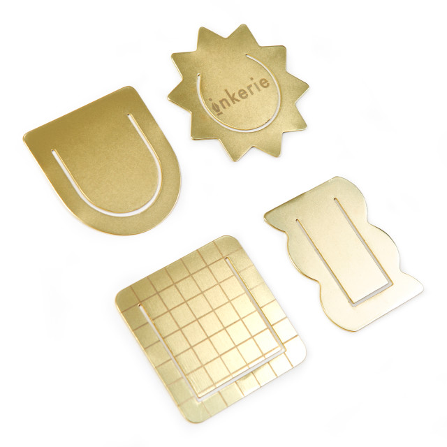 Kikkerland 3-in-1 Metal Paperclips angle