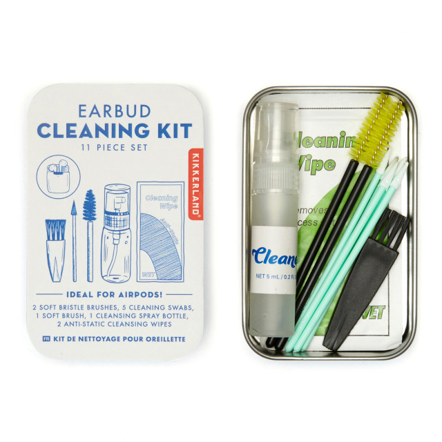 Kikkerland Earbud Cleaning Kit angle